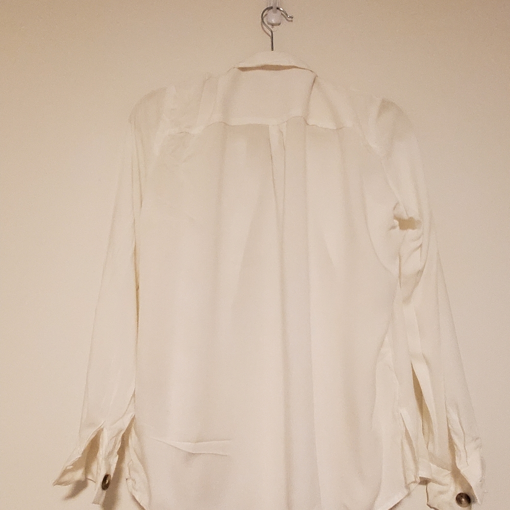 Cream / White Button-Up - Picture 2 of 2